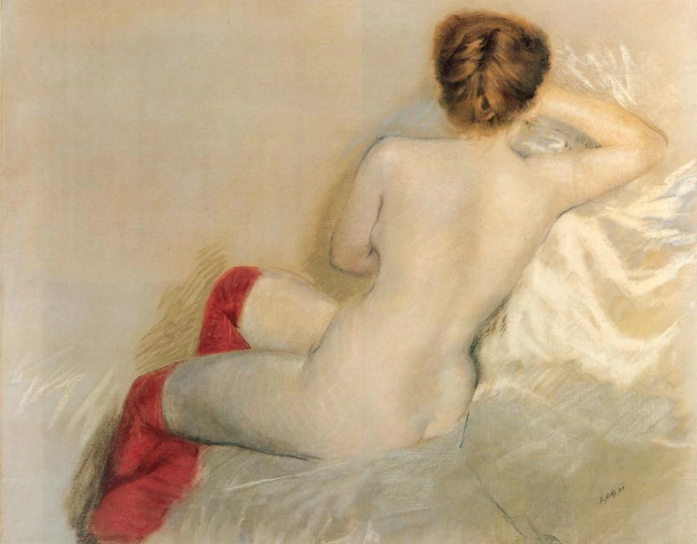 Giuseppe De Nittis - nudo femminile